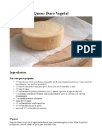 Receta Queso Duro Vegetal