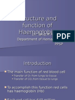 Estructura y Funcion de La Hemoglobina