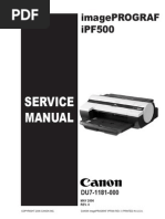 Canon IPF500 Service Manual