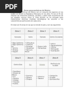 Regiones Económicas de México | PDF | México | Economias