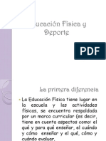 Educación Física y Deporte