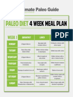 4 Week Meal Plan