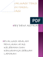 Download Mengevaluasi Teks Laporan Hasil Observasi by Muh Talib HR SN239230768 doc pdf