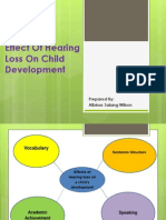 Effect of Hearing Loss On Child Development