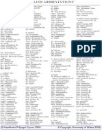 English Abbreviations PDF