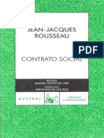 Jean Jacques Rousseau Contrato Social