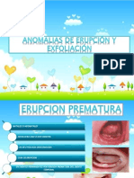 Anomalías Dentales