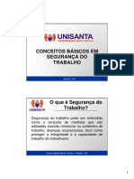 Conceitos Básicos em Segurança Do Trabalho (Aula I)