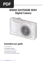 Kodak Easyshare M381 Digital Camera: Extended User Guide