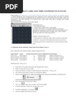 Download Cara Membuat Label Dan Tabel Koordinat Di Autocad by Sipri Gamur SN239241536 doc pdf