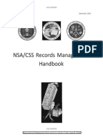 Nsa Records Store Handbook