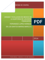 Origen y Evolucion de La Auditoria