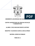 Tarea Derecho Romano