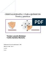 Cristalografia Para Quimicos - Teoria y Practicas - Lasarte