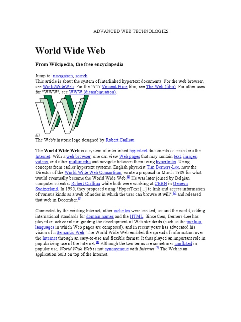 Advanced Web Technologies | PDF | Search Engine Optimization | Java Servlet