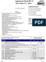 Tiguan - Diagrama de Oferta MY 2013 Com R-LINE