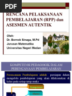 Download Rencana Pelaksanaan Pembelajaran Dan Asesmen Autentik Model 4 Maret 2008 by Dwi Budiwiwaramulja SN23925128 doc pdf