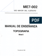 Manual de Topografia Del Ejercito Español