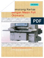 Memotong Kertas Dengan Mesin Full Otomatis