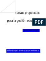 Nuevas Propuestas Para La Gestion Educativa Guiomar Namo de Mello