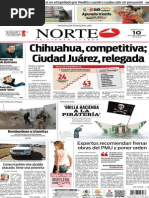 Periódico Norte edición del día 10 de septiembre de 2014