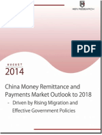 China money remittance and payments market report to 2018