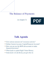 The Balance of Payments