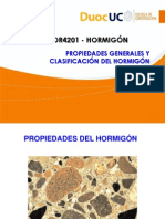 Hormigón - Propiedades y clasificación