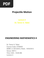 Projectile Motion