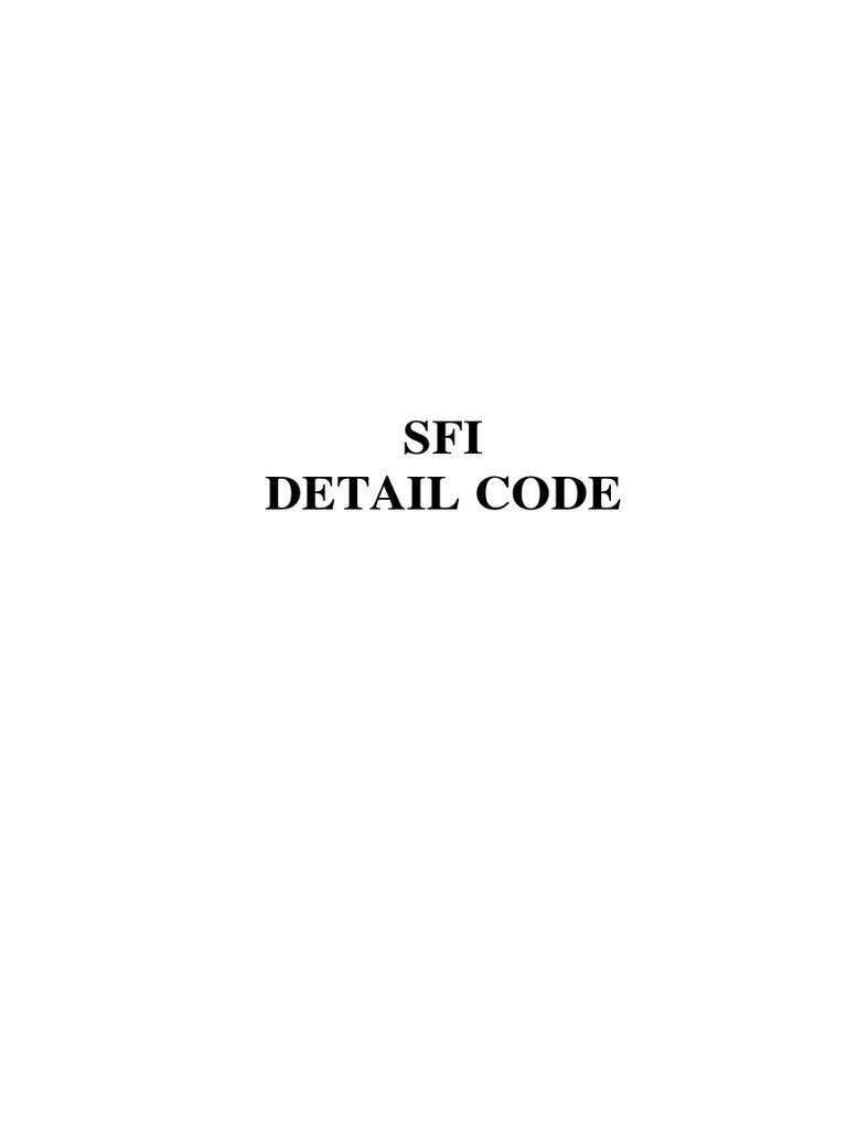 SFI Coding and Classification Overview | PDF | Air Conditioning | Heat ...