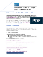 How To Configure The VLAN On Catalyst Switches That Run CatOS