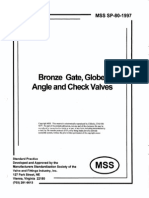 MSS SP 80 1997 Bronze Gate, Globe, Angle, Check Valves
