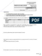 Prueba Acceso A Ciclos Formativos de Grado Superior Andalucia 2013 SEPTIEMBRE FÍSICA Academia RO Chipiona PDF