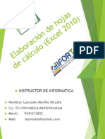 Curso de Elaboración de Hojas de Calculo (Excel 2010)