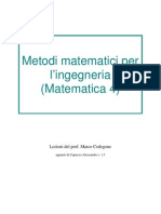 Appunti Di Metodi Matematici Per L'Ingegneria