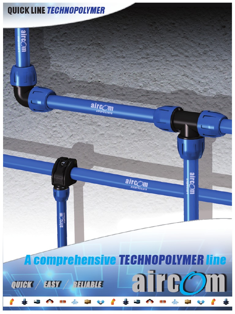 Compressed Air Piping Aluminium Tubería (Transporte fluido