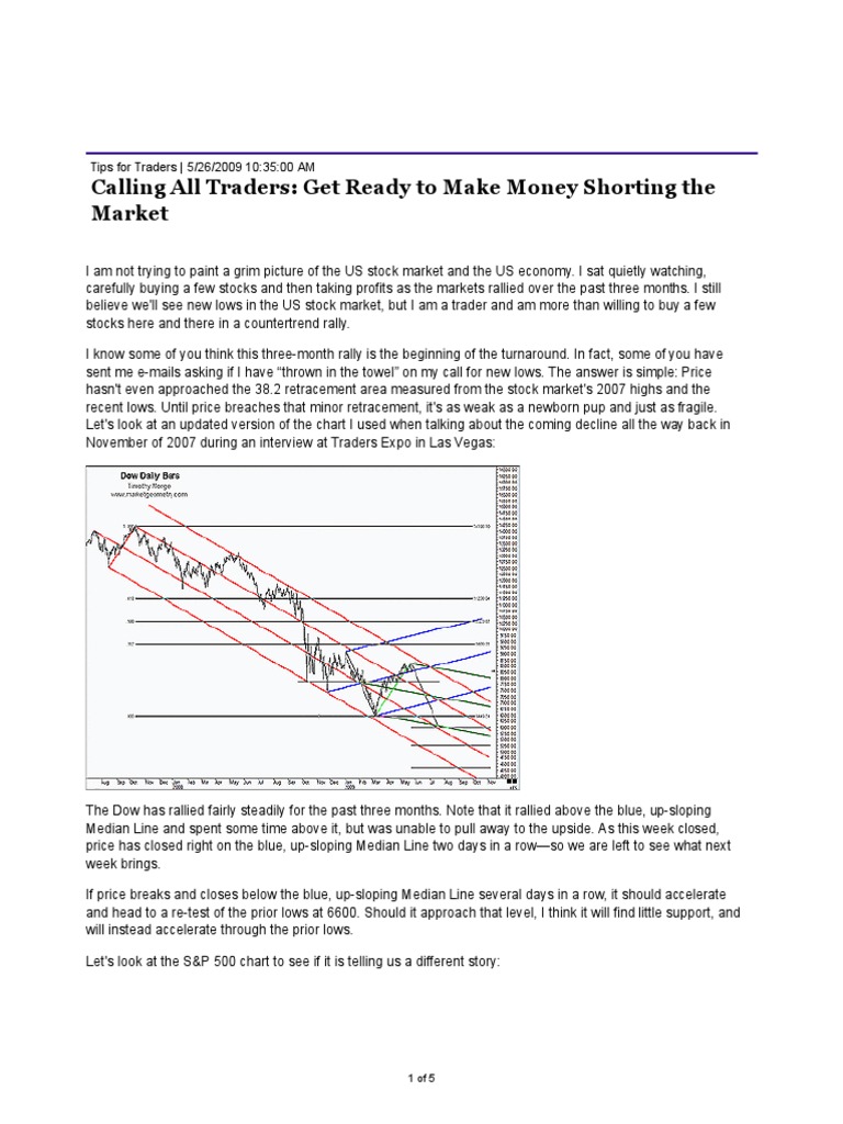 Market Shorting Strategies for Traders | PDF | Bonds (Finance ...