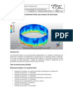 Simulación de Elementos Finitos para Tanques de Almacenaje