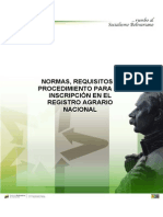 Procedimiento Inscripcion Registro Agrario