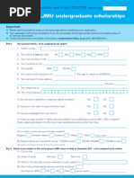 Scholarship Form 2014-15