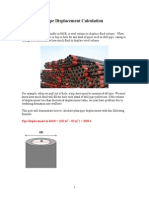 Pipe Displacement Calculation