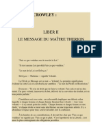 Liber II Le Message Du Maitre Therion