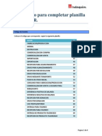 Instructivo para Completar Planilla Sedronar