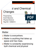 Physical and Chemical Changes - Presentation