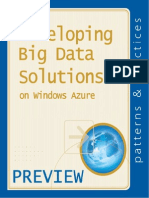 Developing Big Data Solutions On Windows Azure