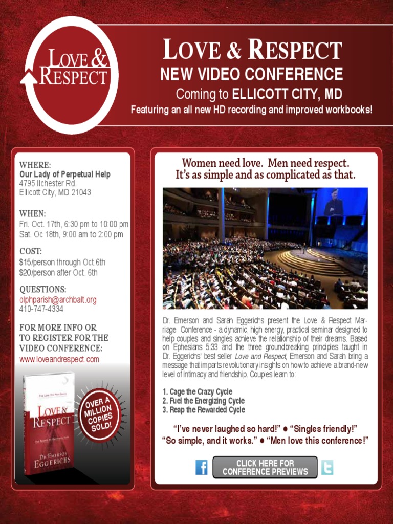 2014 Love and Respect Video Marriage Conference | PDF