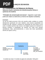 Capitulo 4 Balanço de Massa