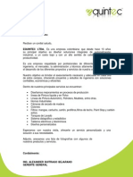 Carta de Presentacion EQUINTEC Ltda 2013