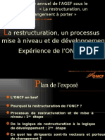 ONCF - Restructuration