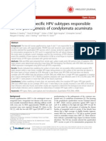 Detection of Specific HPV Subtypes Responsible